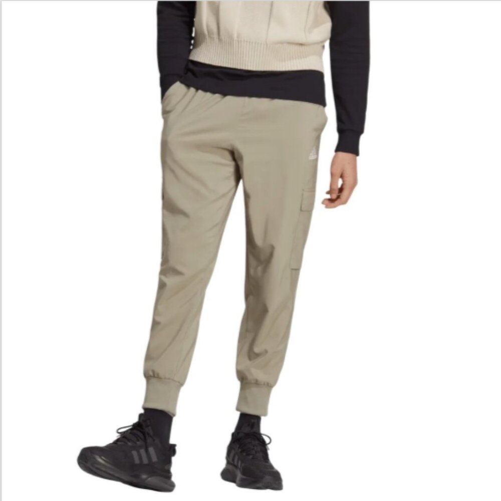 Adidas Tapered Cargo Polyester 7/8 Style Activewear Pants